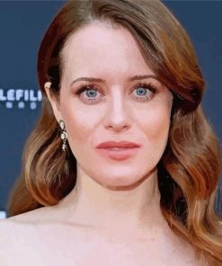 The Actress Claire Foy Paint By Numbers