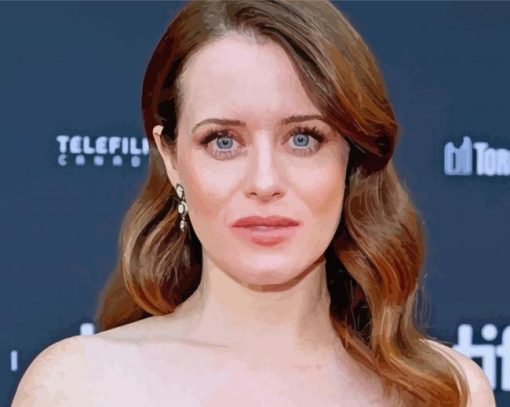 The Actress Claire Foy Paint By Numbers