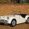 White TR3 Car Paint By Numbers