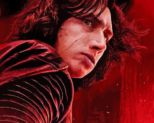 Kylo Ren Star Wars Paint By Numbers