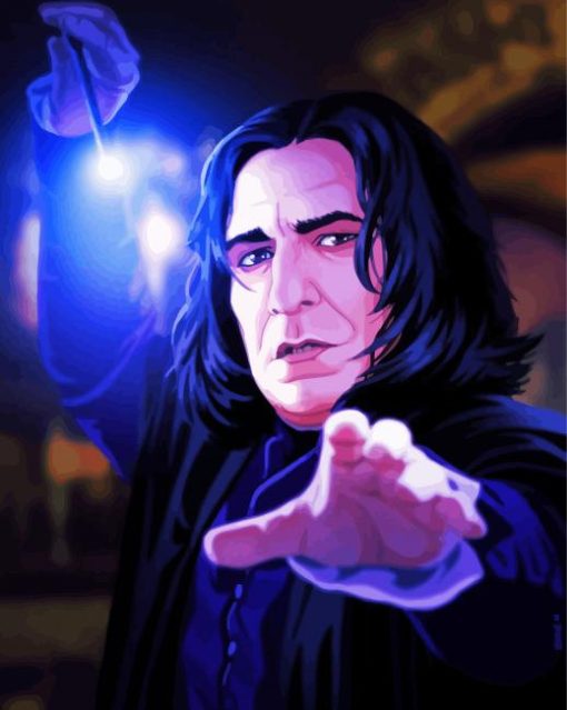 Professor Severus Snape Painting By Numbers