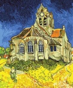 The Church At Auvers Van Gogh Paint By Numbers